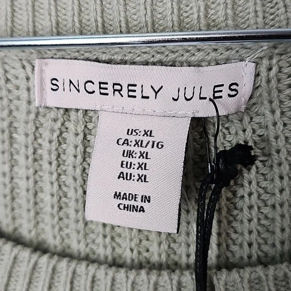 Sincerely Jules Sage Knit Set Wide Leg Pant wCargo Pockets Ribbed Sleeveless Top - Picture 3 of 12